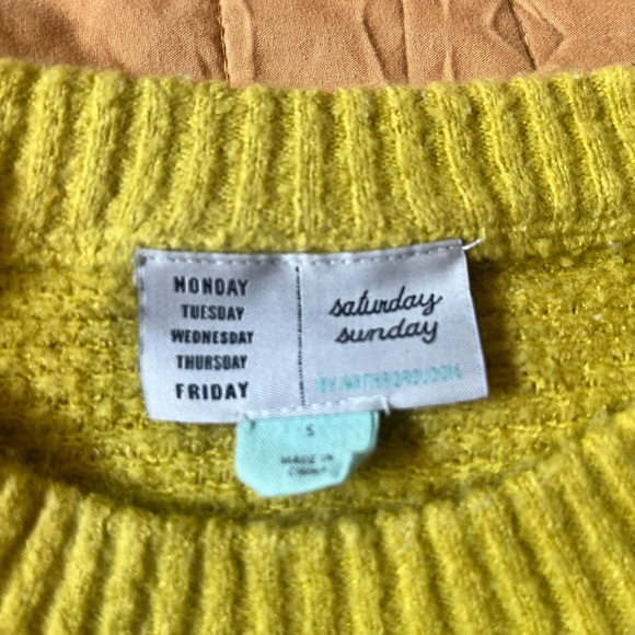 Saturday Sunday by Anthropologie yellow sleep outfit.. - Picture 4 of 6
